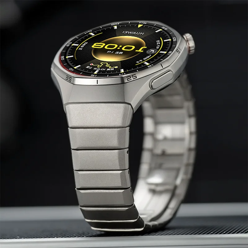 Original No Gaps Titanium Strap For Huawei Watch GT6 Pro Metal Quick Button Disassembly Metal Bracelet for Huawei Watch GT6Pro - Image 5