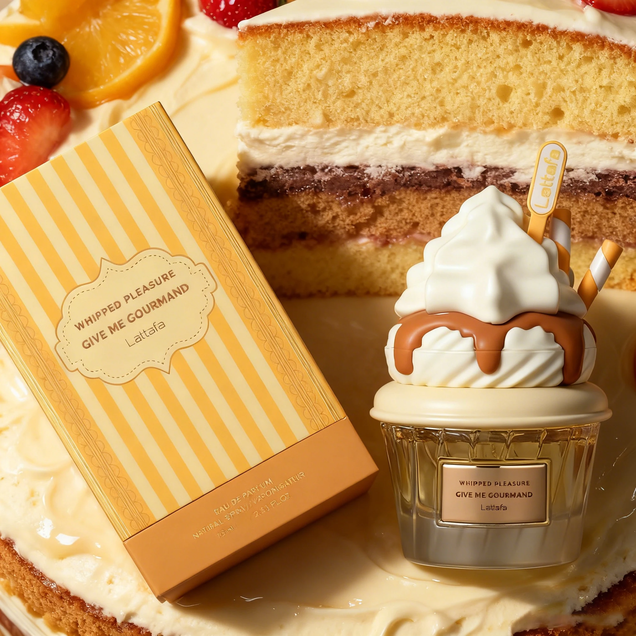 لاتافا كوكي كريف بخاخ عطر للرجال والنساء 75 مل |   أطباق رذاذ عطر الآيس كريم