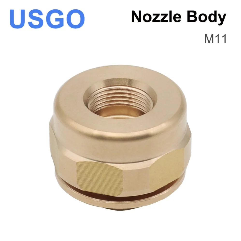 USGO M11 Copper Nozzles Body Anti-collision Accessories Nozzle holder Fiber Laser Cutting Head Replacement for OEM Precitec