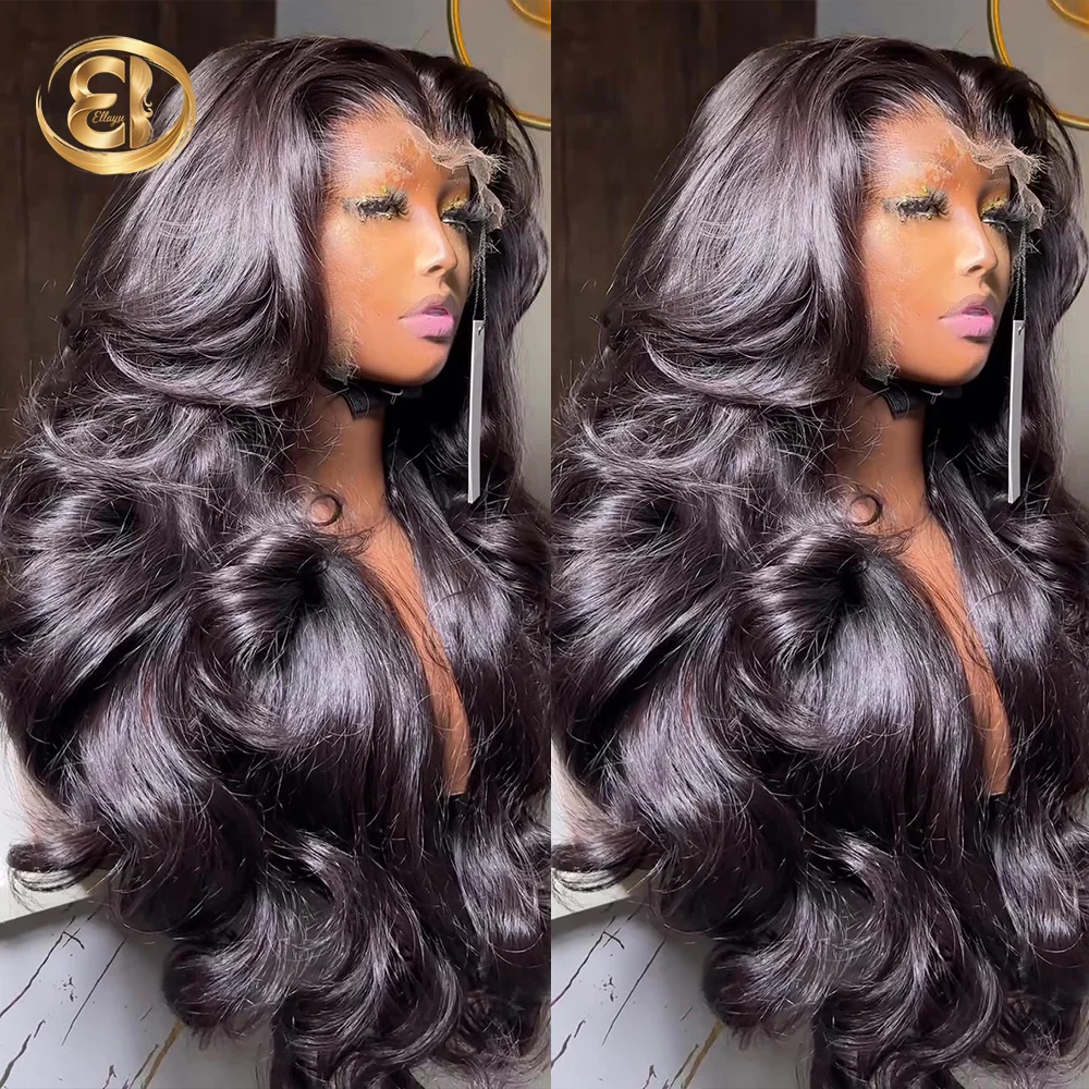 

250 Плотность Объемная волна Парики фронта шнурка 13x4 13x6 40 дюймов 5x5 Парик с застежкой шнурка Прозрачный парик из человеческих волос Парик фронтальной части шнурка 4x4 360