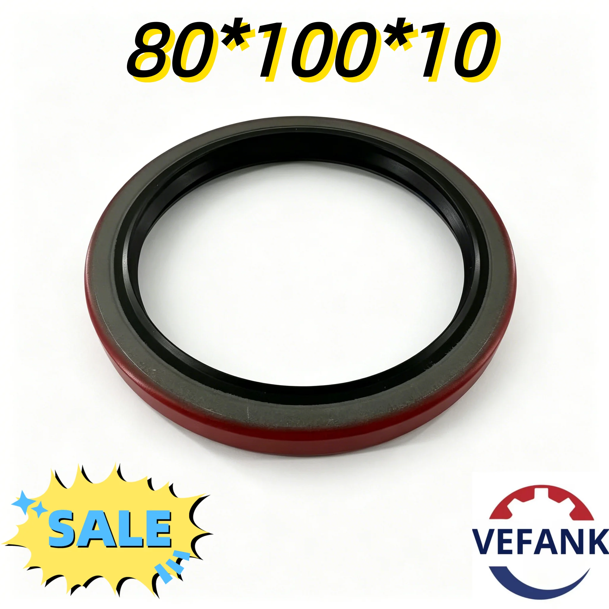 CR TA80*100*10 Oil Seal VEFANK High-pressure Oil Seal Suitable for Radial Shaft Sealing Components