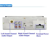 With Remote Control Car Stereo Audio bluetooth 1 din 24v Car MP3 Multimedia Player USB MP3 FM Radio Player JSD-520