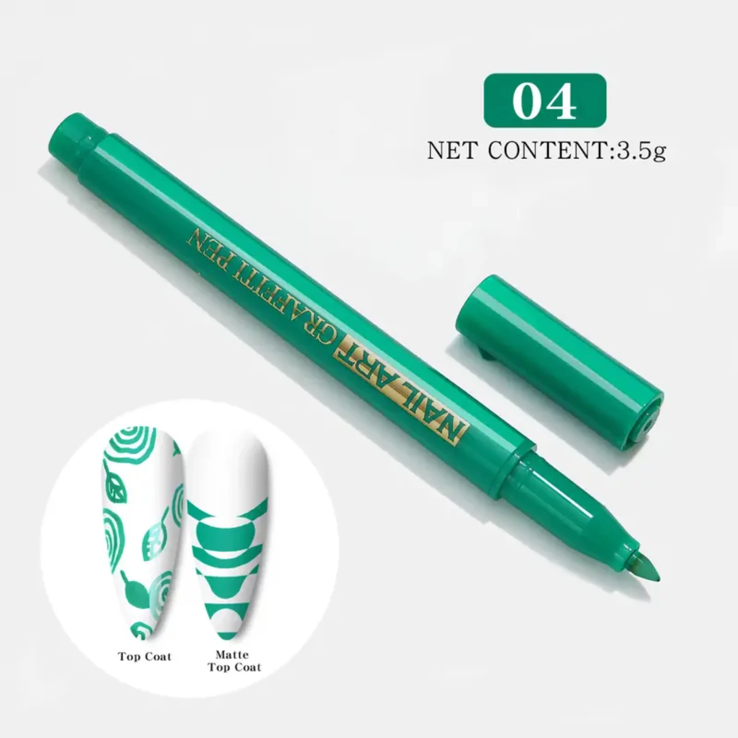 Gorgeous 3 in 1 Waterproof UV Gel Polish Nail Art Graffiti Pen for Manicure Painting Brush Acetone container Esmalte em gel Nail