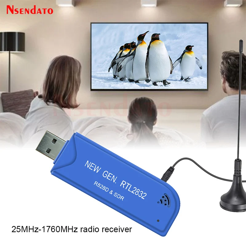 Ricevitore SDR RTL-SDR USB – Da 25 A 1760 MHz Con TCXO Stabile, Per Radioamatori E Monitoraggio ADS-B