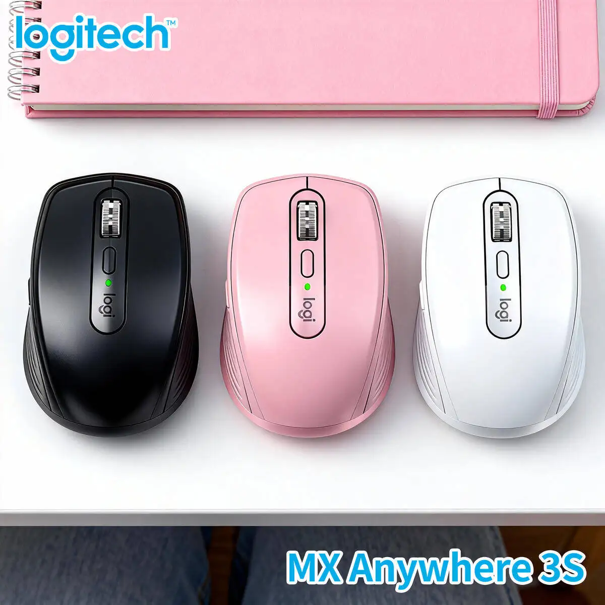 

Logitech MX Anywhere 3S Rechargeable Mouse for Programmers Long Hours Battery Life