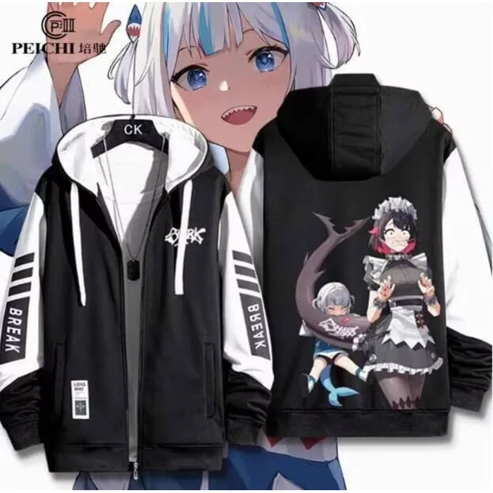 

Anime Zenless Zone Zero Ellen Joe Hooded Hoodie Cosplay Autumn Winter Men Women Coat Loose Jacket Tops Anime