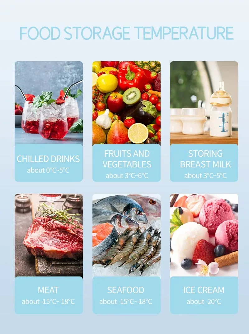 مصنع جديد 80L سيارة ضاغط الثلاجة سيارة الفريزر للتخييم شاحنة السفر ، سحب بار والعجلات + تيار مستمر