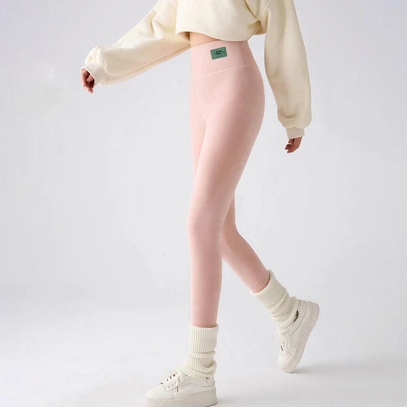 Out Wear Extra-Thick Plus Fleece Winter Leggings Women Korean Casual Thermal Woman's Leggings Soft Comfort Black Leggings Woman