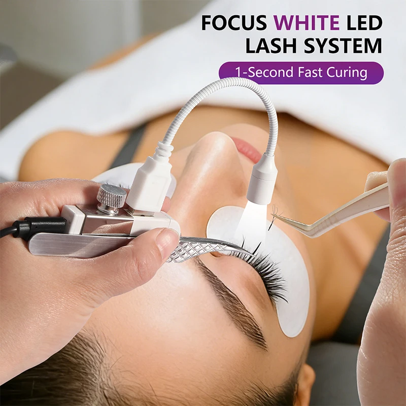 

Upgrade LED UV Lash Light for Eyelash Extension 405nm 1.8W White Spectrum 1Second Fast Dryer UV Curing Lamp White Light LED Lamp