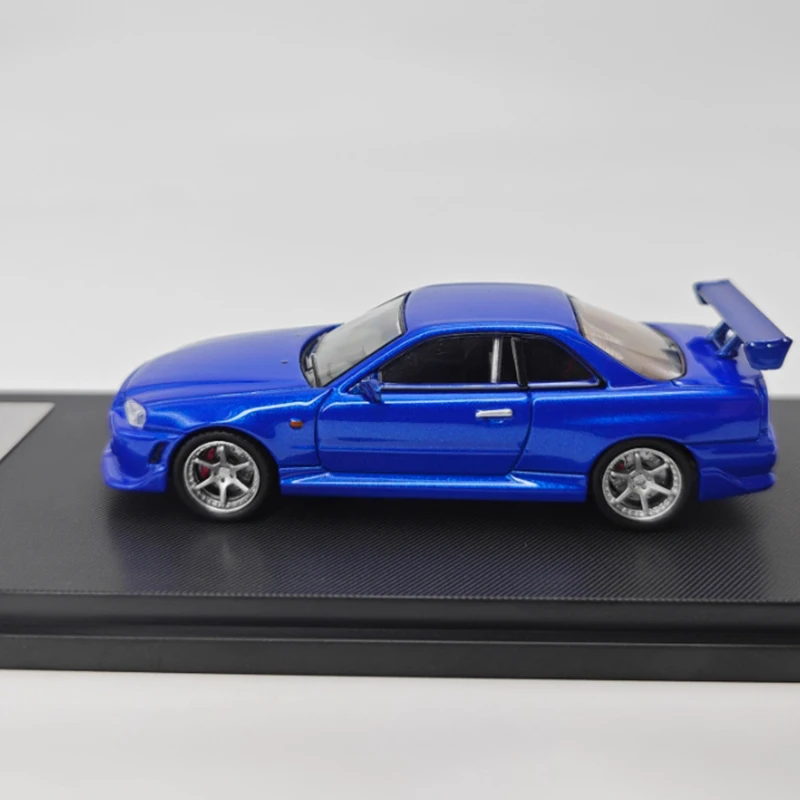 KOD × GFCC 1/64 Scale Skyline GT-R R34 C-West Alloy Car Model