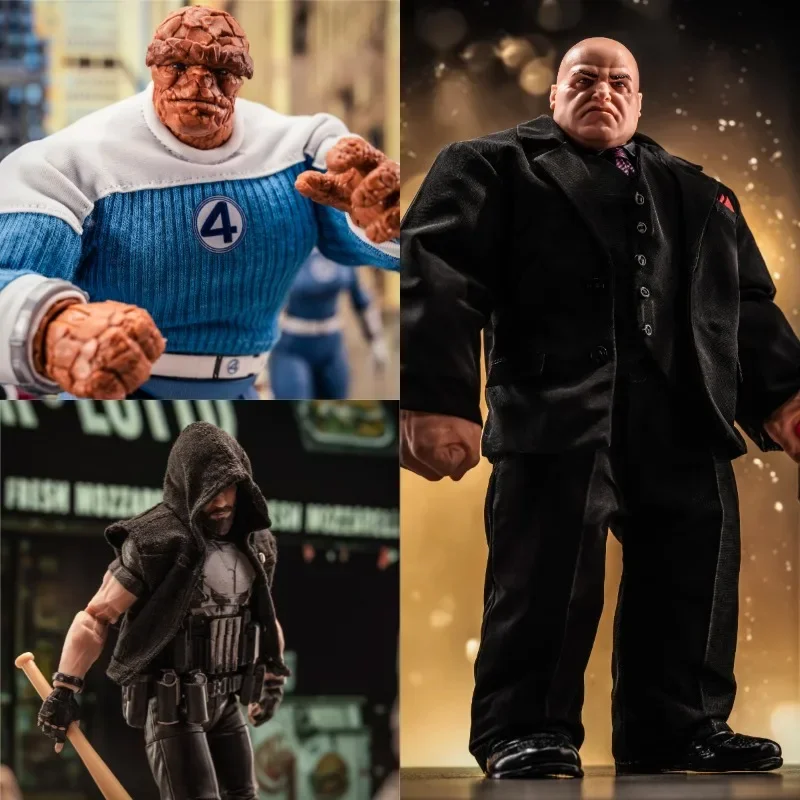 Maßstab 1:12, Fantastische Vier, Stone Man Outfit, Jacke, Weste, passend für Mezco Wolverine Daredevil Punisher Actionfiguren, Szenendekoration – Detail 2