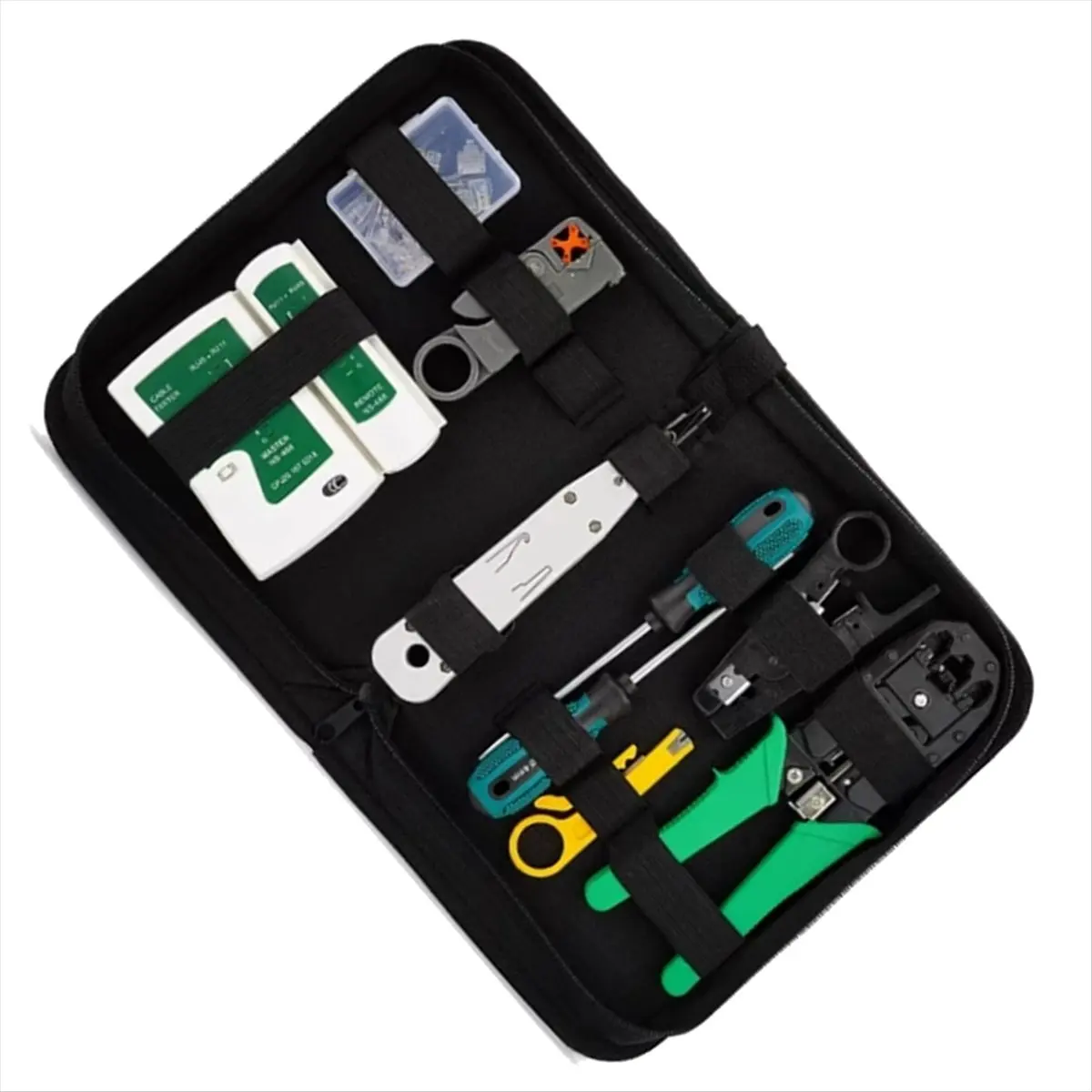 ♋♐…BUY 11 in 1 Computer Network Repair Tool Kit LAN Cable Tester Wire Cutter Screwdriver Pliers Crimping Maintenance Tool Set