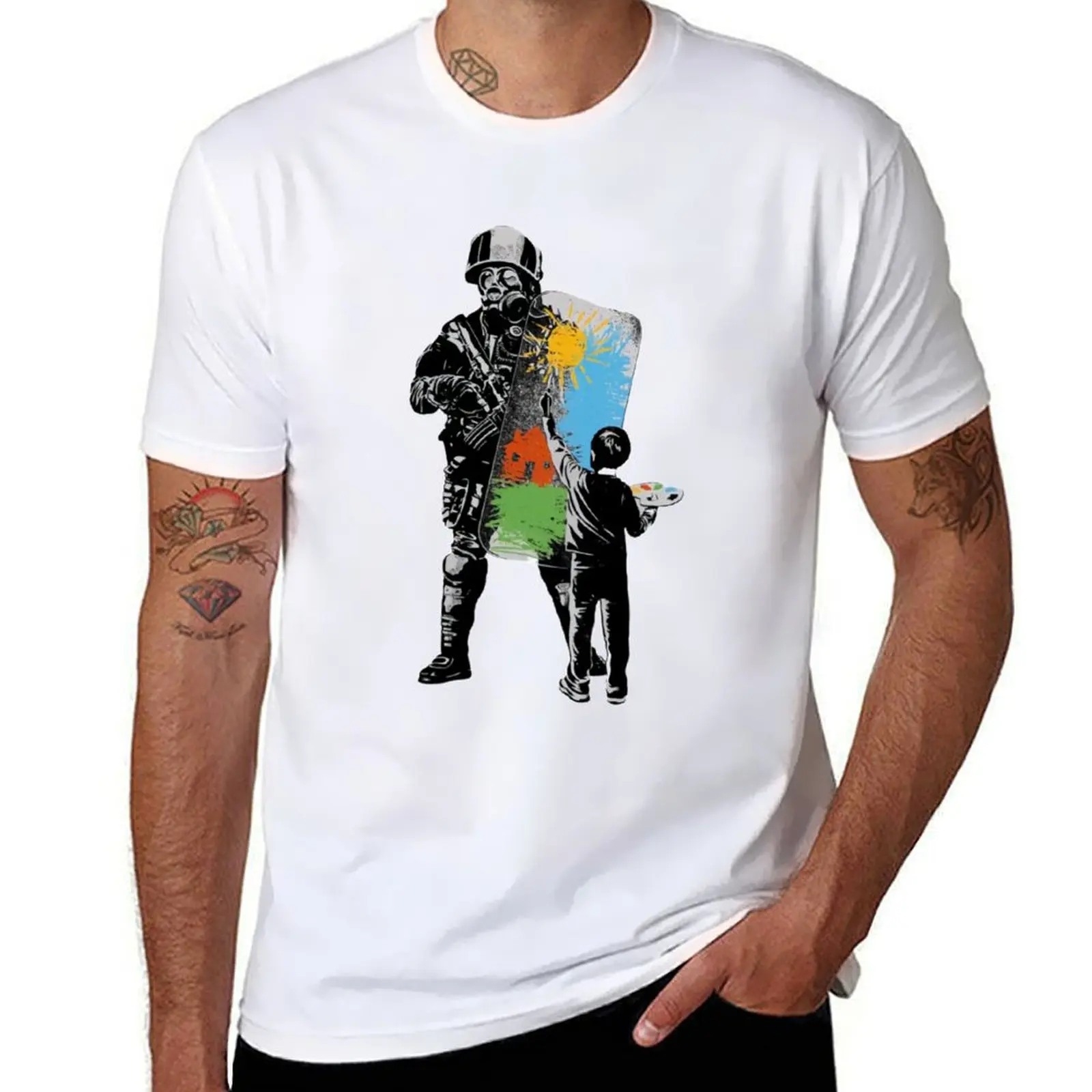 

Street Art Design T-Shirt essential t shirt cotton tshirt 100%