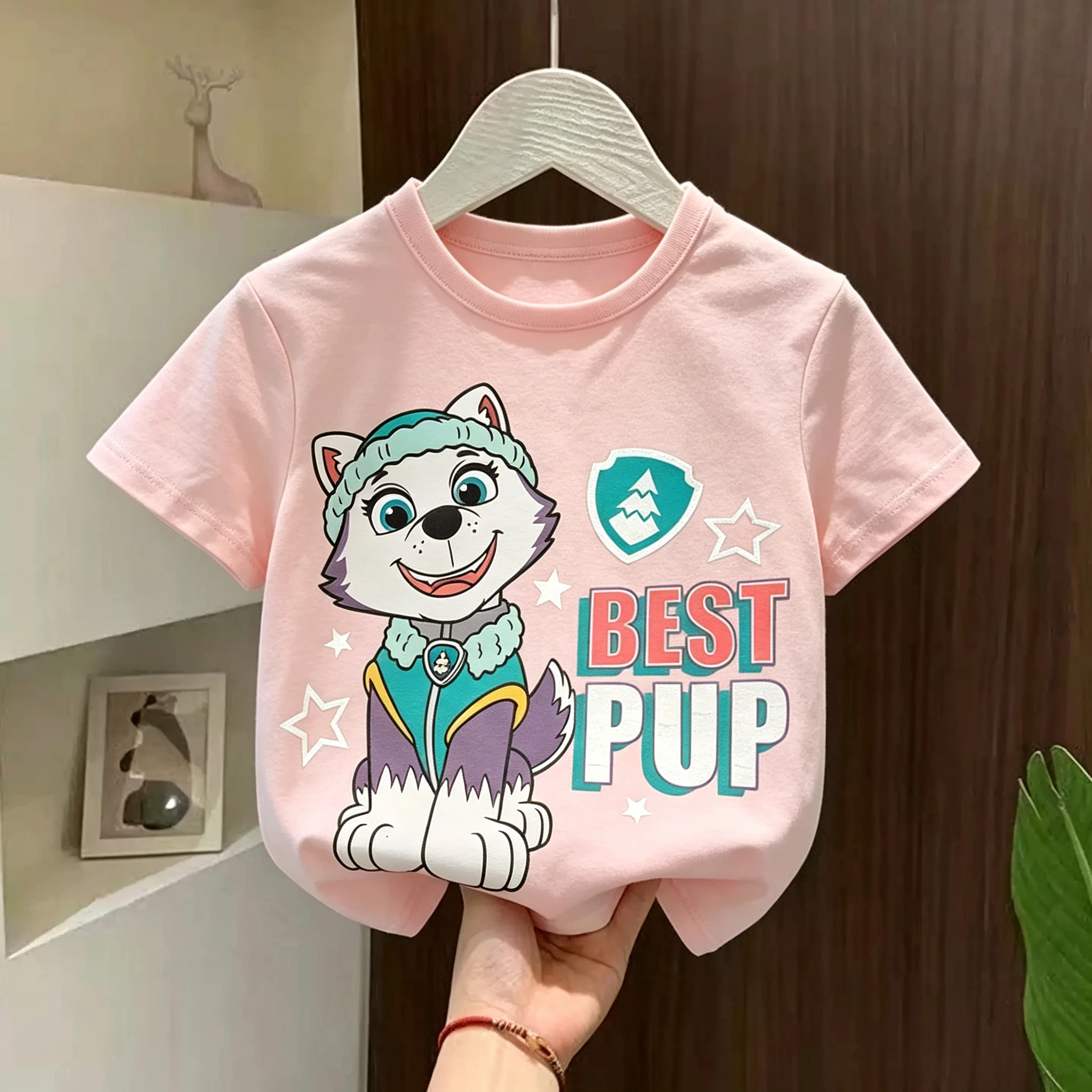 Dog Patrol Shirt Women's Clothing Fun Gift Birthday Party Family Clothing Birthday Gift T-shirt Women's Children's Clothing