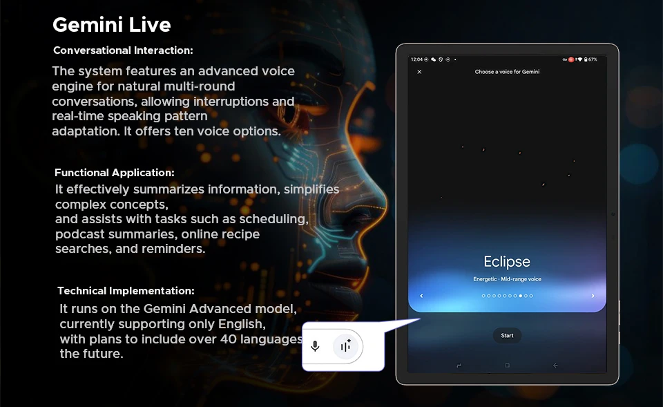 DOOGEE Tab E3 Pro Tablet Android 15 Gemini AI 13'' Display 7.9mm Ultra-thin 8GB 256GB Smart Pad 11000mAh Battery Global Version