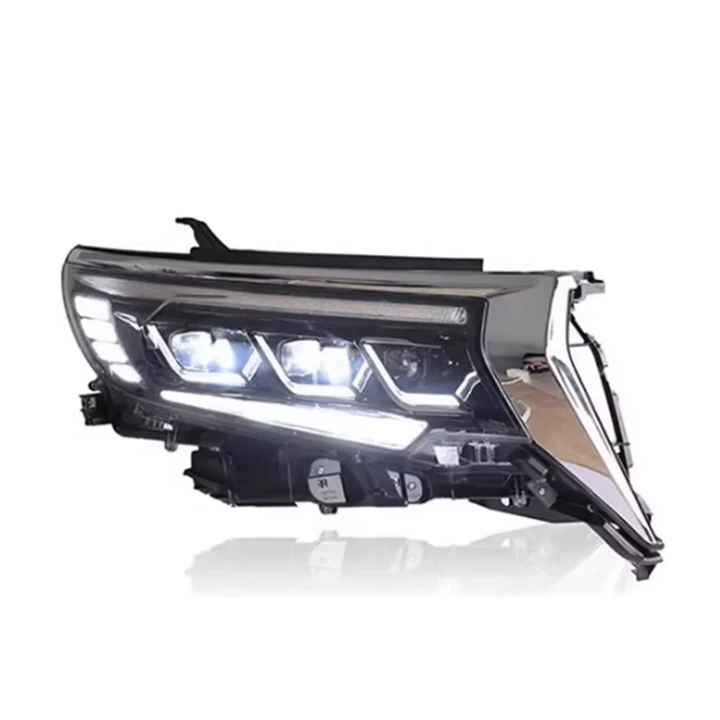 Car LED Headlights Assembly For Toyota Prado LC150 18-21 modified Stream Front lamp with Lens Daytime Running light Turn Signal