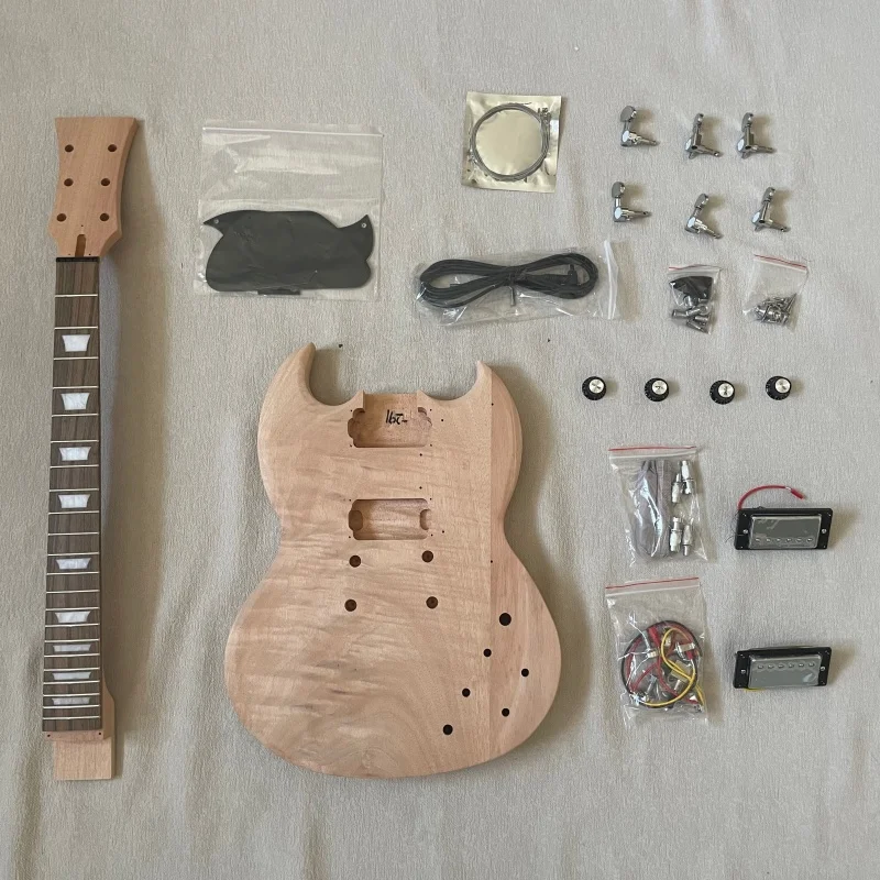 DIY Electric Guitar Kit For S Style G Mahogany Body&Neck Ros