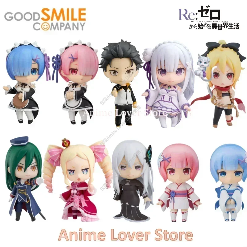 In Stock Original Good Smile Re:ZERO -Starting Life in Another World GSC Rem Ram Emilia Echidna Natsuki Subaru Anime Figure Toys