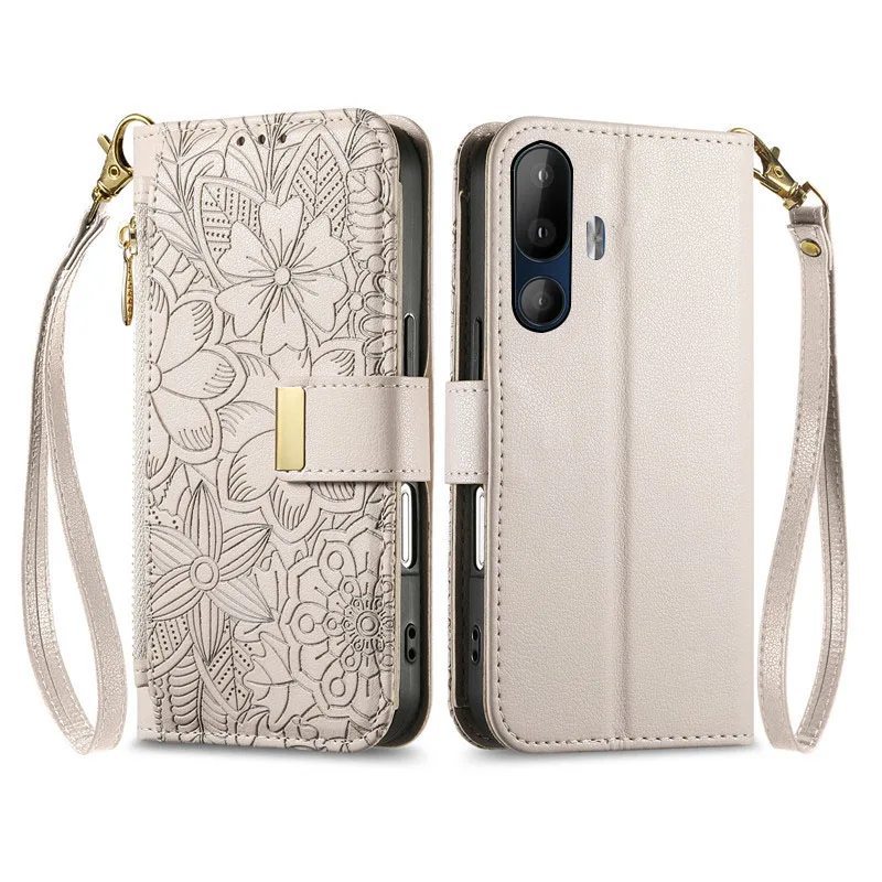 

embossing PU leather Cover For HTC U24 U23 U20 Desire 22 Pro 20+ Fall prevention multi-functional card Slot Wallet phone Case