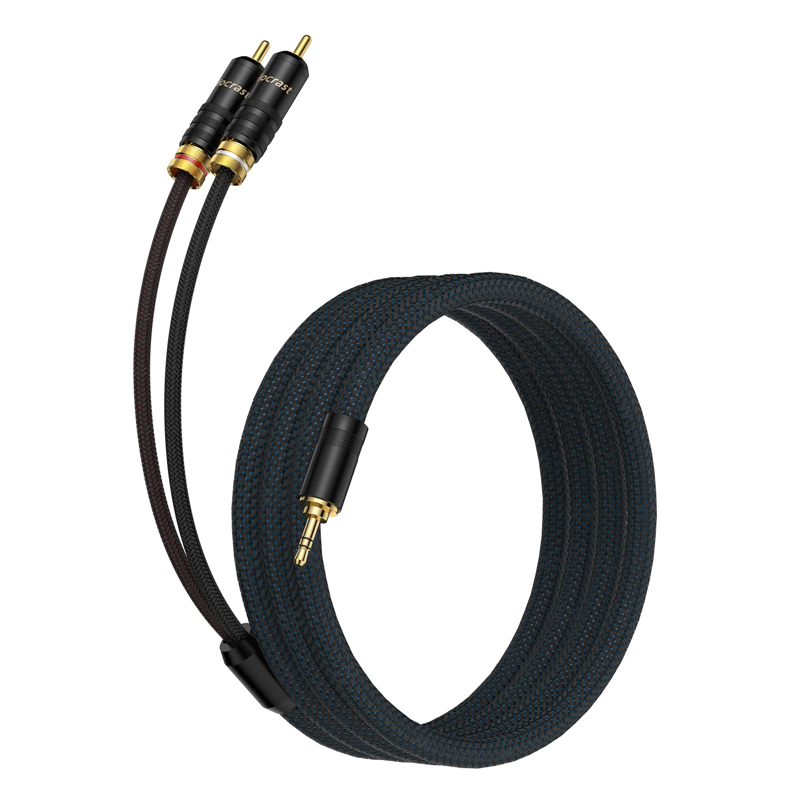 Audio Splitter Y - Audiocrast Kabel Audio HiFi 3.5Mm Ke