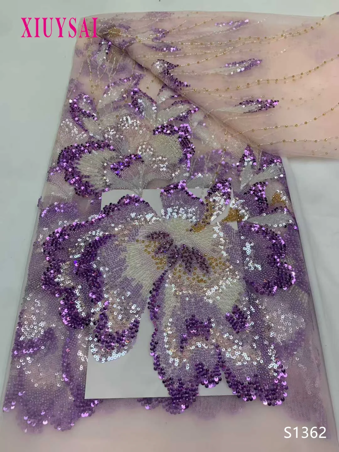 

Африканское розовое кружевное полотно, нигерийская ткань, 5 ярдов, сетчатое кружево, французское роскошное кружево с бисером, 3D вышивка, тюлевое кружевное полотно для шитья