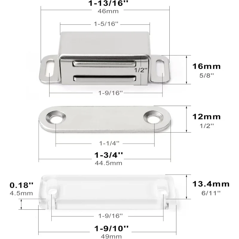 자석 캐비닛 금속 자석 도어 캐치 찬장 잠금 가구 서랍 캐치 옷장 자석 클로저 캐비닛 St