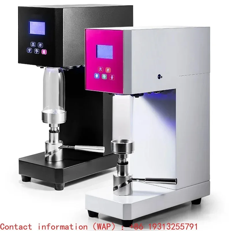 220V Can Sealing Machine Commercial Plastic Cans Automatic Beverage Sealing Machine Cup Milk Equipment Complete