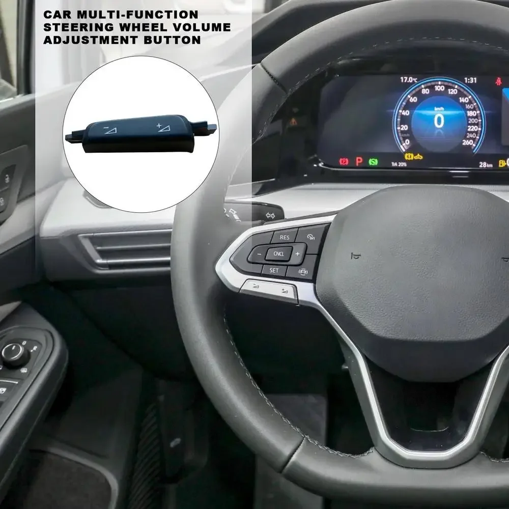 Auto-Lenkrad-Lautstärkeschalter-Taste, Auto-Innenraum, geeignet für Volkswagen Golf 7 7.5 G-TI Tiguan R-Line Jetta A7 Passat B8 – Detail 6