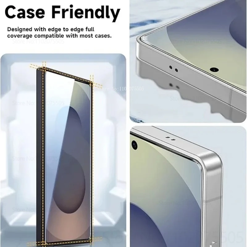 2 шт. коробка для установки без пыли закаленное стекло Samsung Galaxy S23 Ultra S21FE S25 Plus HD Защитная пленка экрана S24 S22 Фото №6