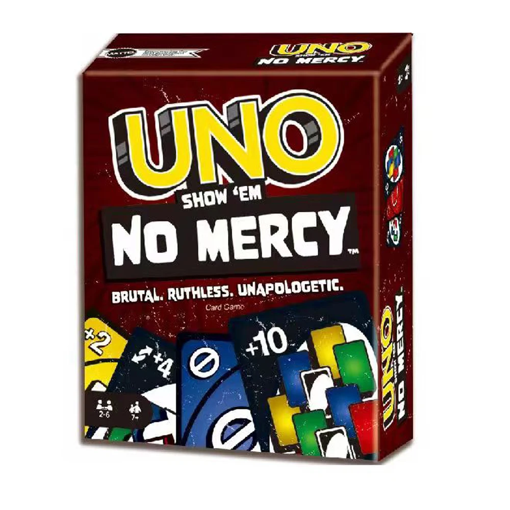 uno no mercy card Anime Cartoon Board Game Pattern Family Funny Entertainment no mercy uno Sanrio Card Game Entertainment Poker