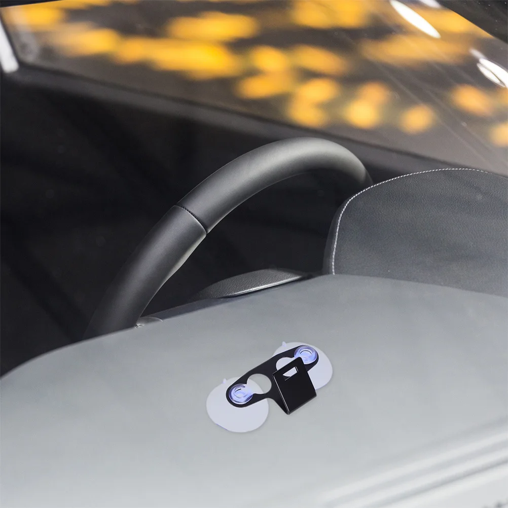 Ventosa de radar para carro, 2 peças, suporte resistente para para-brisa, compatível com a maioria dos radares de carro, fácil instalação, suporte de ventosa