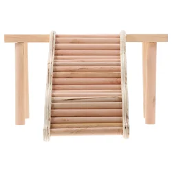 Premium Wooden Hamster Cage Platform with Climbing Ladder Toy Provide a Fun and Safe Environment for Your Pet Hamster