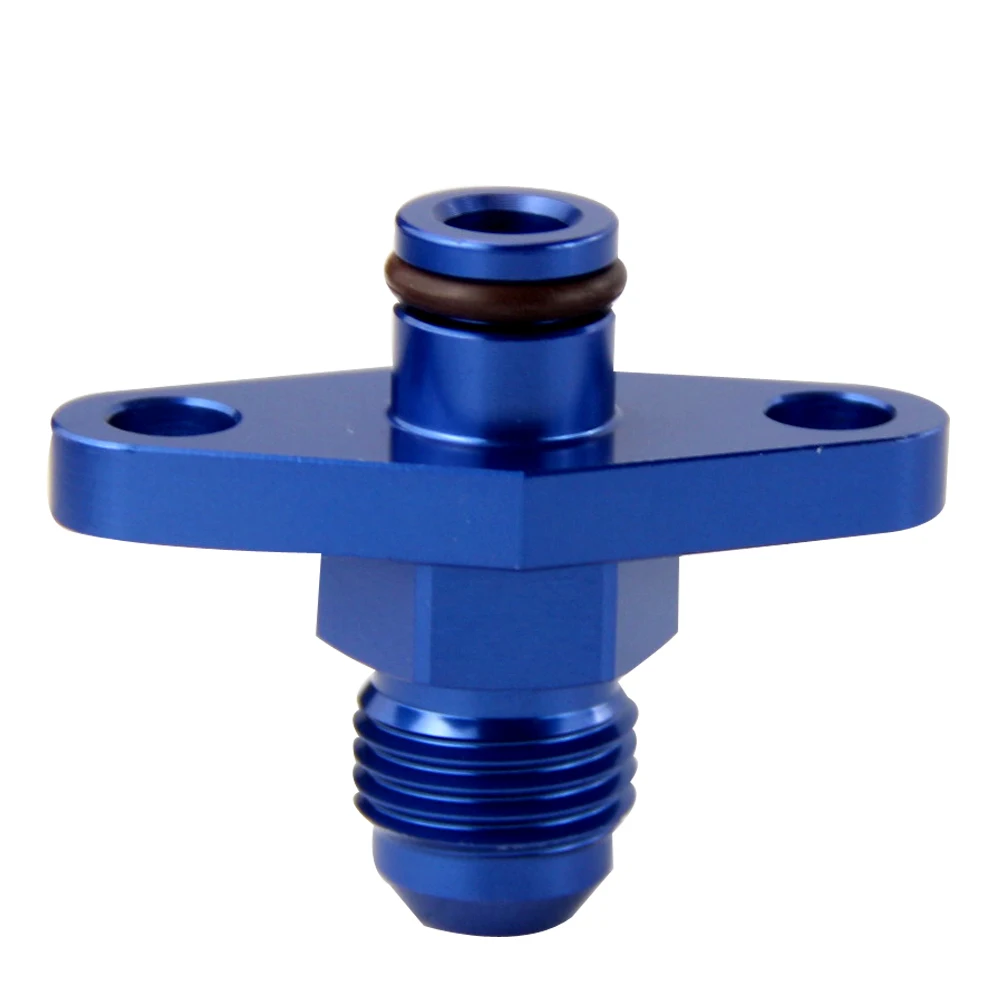 WLR RACING - High Quality AN6 Fuel Rail Pressure Regulator Adapter Blue for NISSAN TOYOTA SUBARU WLR-FPA14