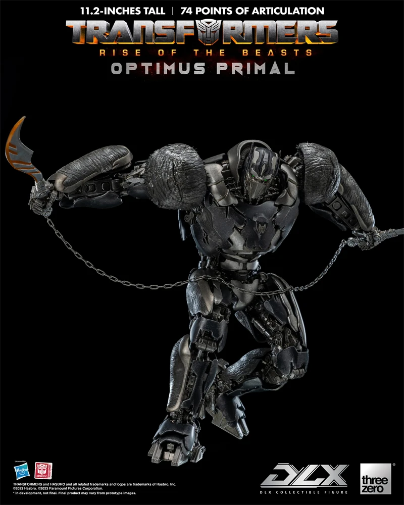 【متوفر】 لعبة 3A Threezero Transformers DLX Optimus Primal Rise Of The Beasts Action Figure Boys القابلة للجمع #2