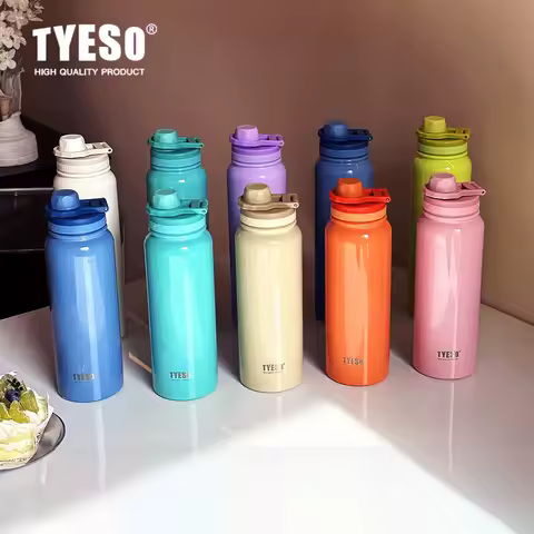 TYESO Thermos Bottle Car Insulated Flask Water Tumbler for Outdoor Sports Travel Vacuum Flasks... product image