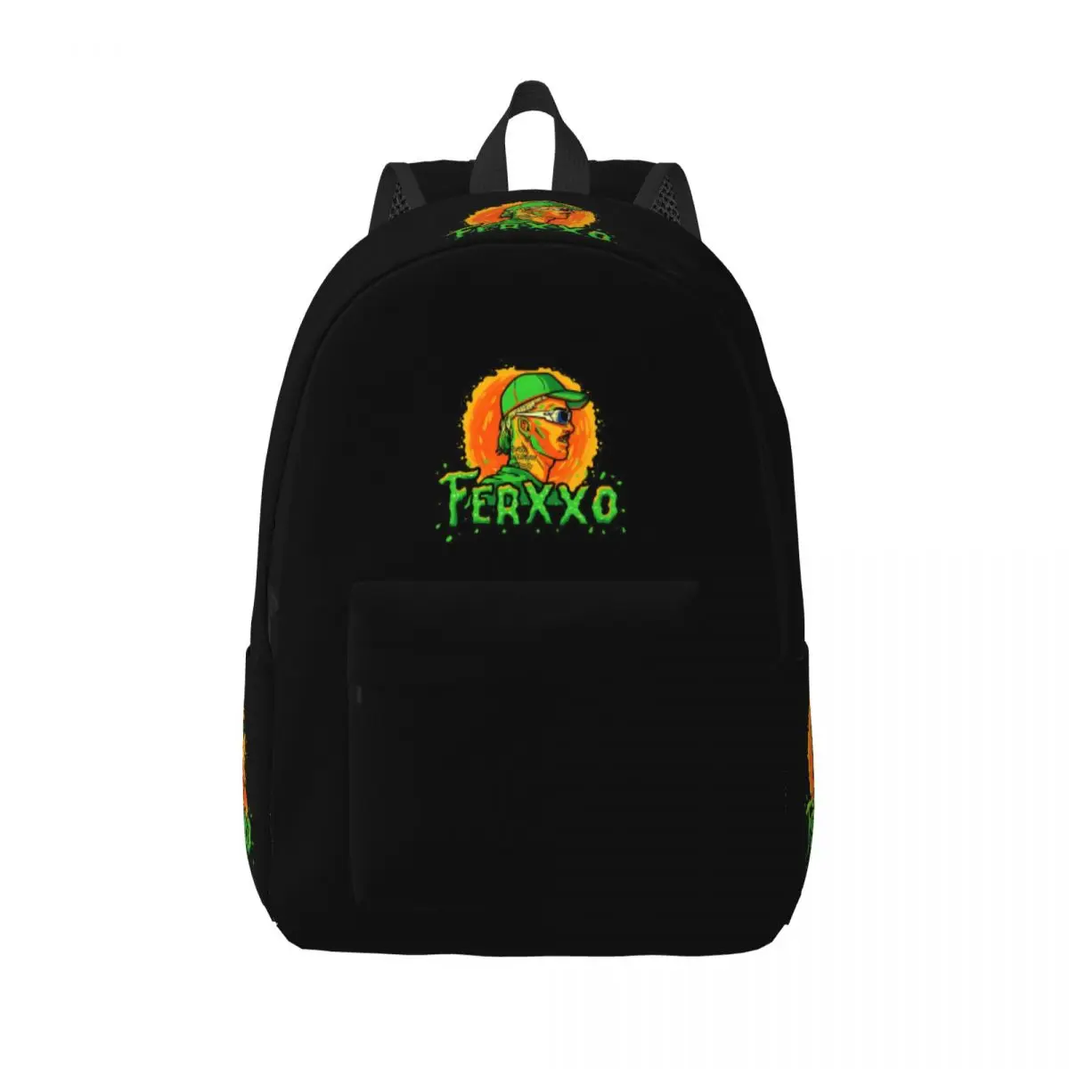 Ferxxo Nitro Jam Tour De Feid FERXXOCALIPSIS Tour 2024 Cool Backpack Durable High School Hiking Travel Daypack for Men Women