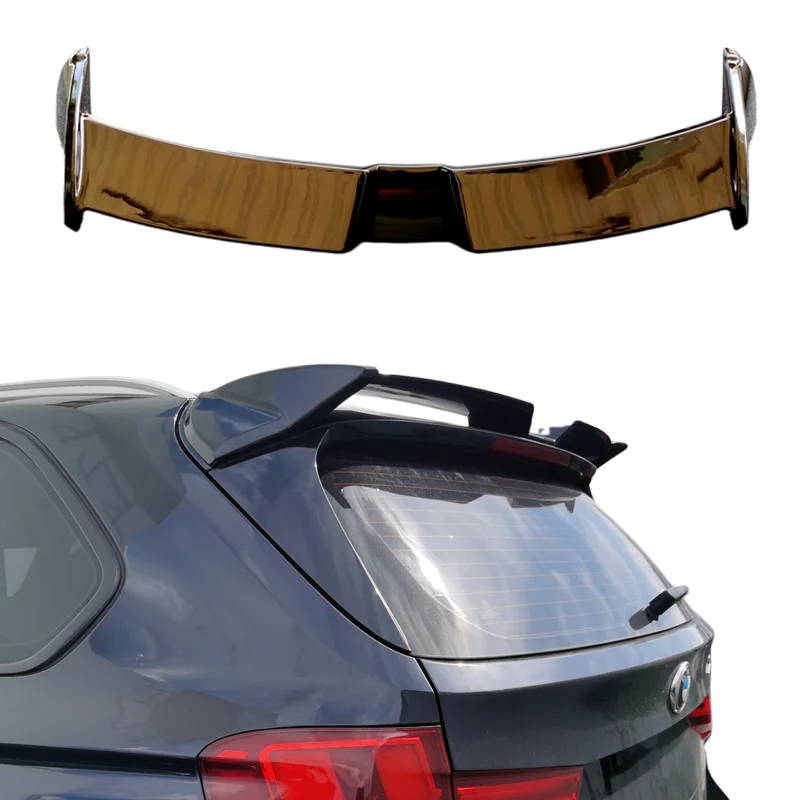 Für BMW X5 F15 Dach-Heckspoiler 2014-2018 Hochwertige ABS-Lippe Aero Oettinger-Stil Schwarze Verkleidung Heckflügel Spoiler