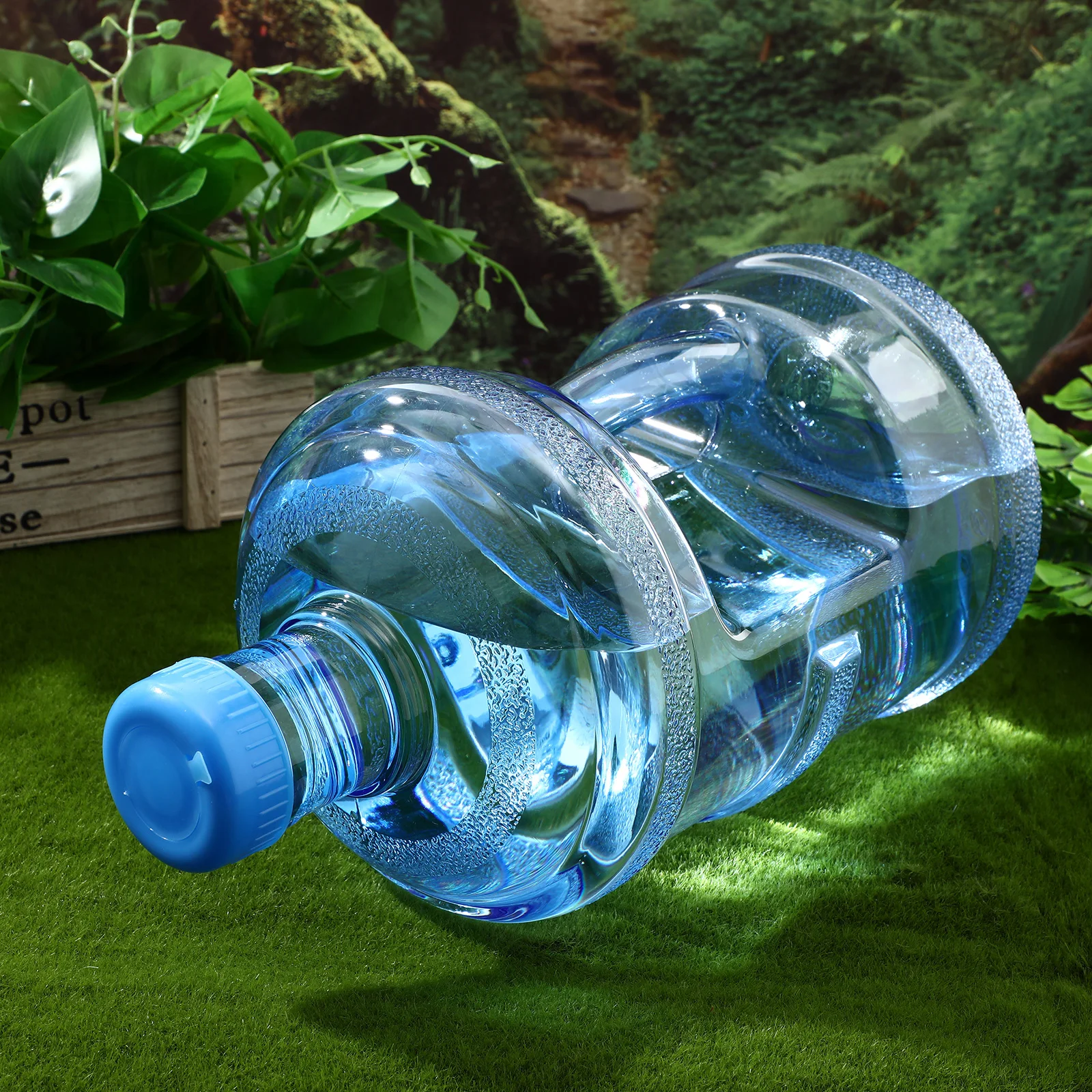 

Water Jug Capacity Premium PC Reusable Transparent Wide Mouth Water Bottle Camping Outdoor Storage Bucket Container