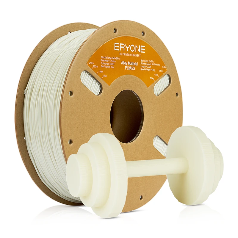 

ERYONE ​​1KG PC-ABS Alloy 3D Printing Filament: Superior Impact Strength & Heat Resistance​ 1.75mm ± 0.03 ​​Unmatched Toughness