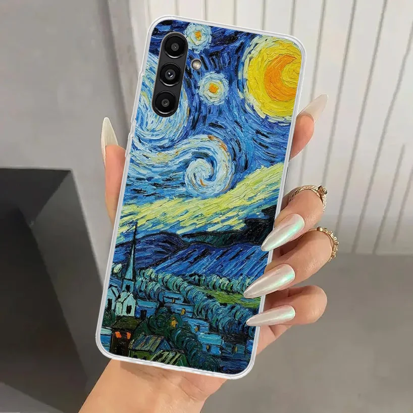 Van Gogh Oil Art Painting Phone Case for Samsung Galaxy A15 A25 A35 A55 A14 A24 A34 A13 A53 A12 A52S A23 A33 A24 A34 A03S A04S A