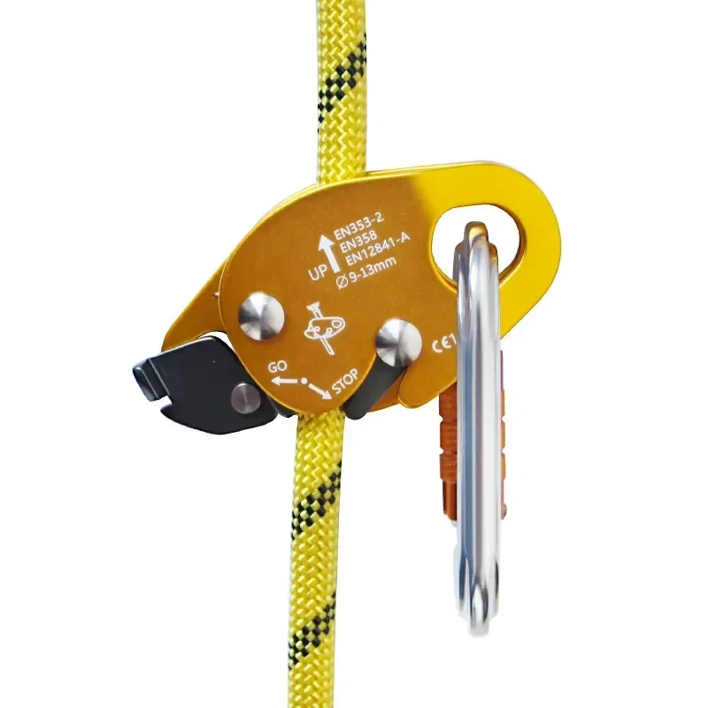 Fall Outdoor Rapid Descent High Altitude Safety Rope Descender for Fall Protection Self-locking