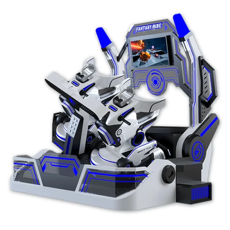 VR double scooter emulator v integrated game machine