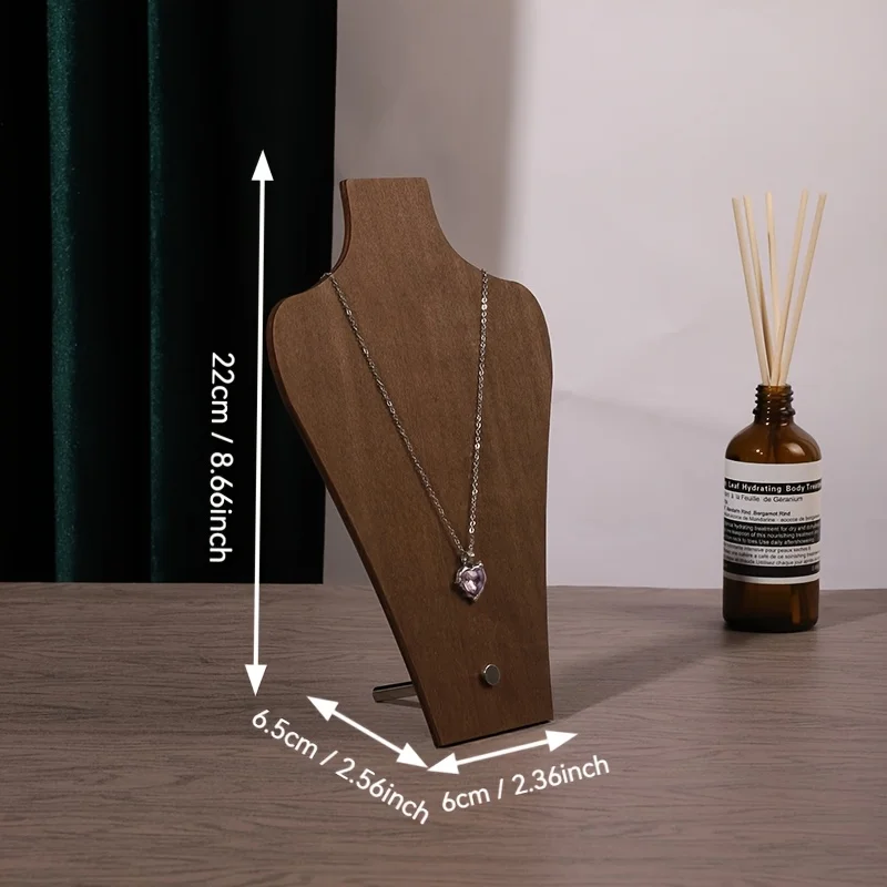 1pc Vintage Vase Shaped Jewelry Stand, Necklace Pendant Display Holder, Shooting Prop - view 3