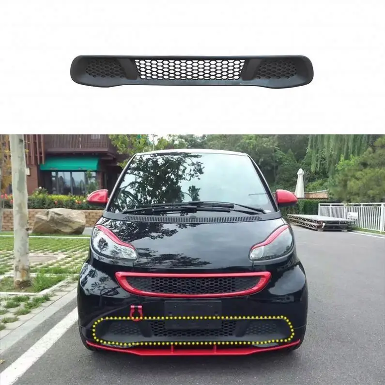 Auto Body Kit Front Bumper Fog Lamp Underneath Grille For Smart Fortwo 451 2009-2014