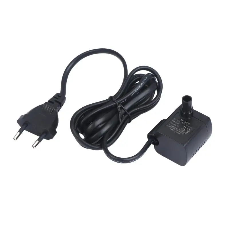 AT-1020 Mini pompa ad acqua sommergibile da 220 V CA per fontane da tavolo, caratteristiche dell'acqua interna e artigianato fai-da-te