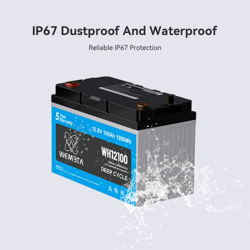 Customized 12V 24V 36V 48V Rechargeable Lifepo4 Storage Battery 50Ah 100Ah 200Ah 300Ah RV Marine Cart Lithium Battery