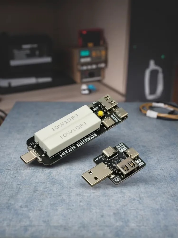 Ripple & Cable Resistance Measurement USB-C Multi-function Adapter Board Voltage/Current Electronic Load for WITRN K2