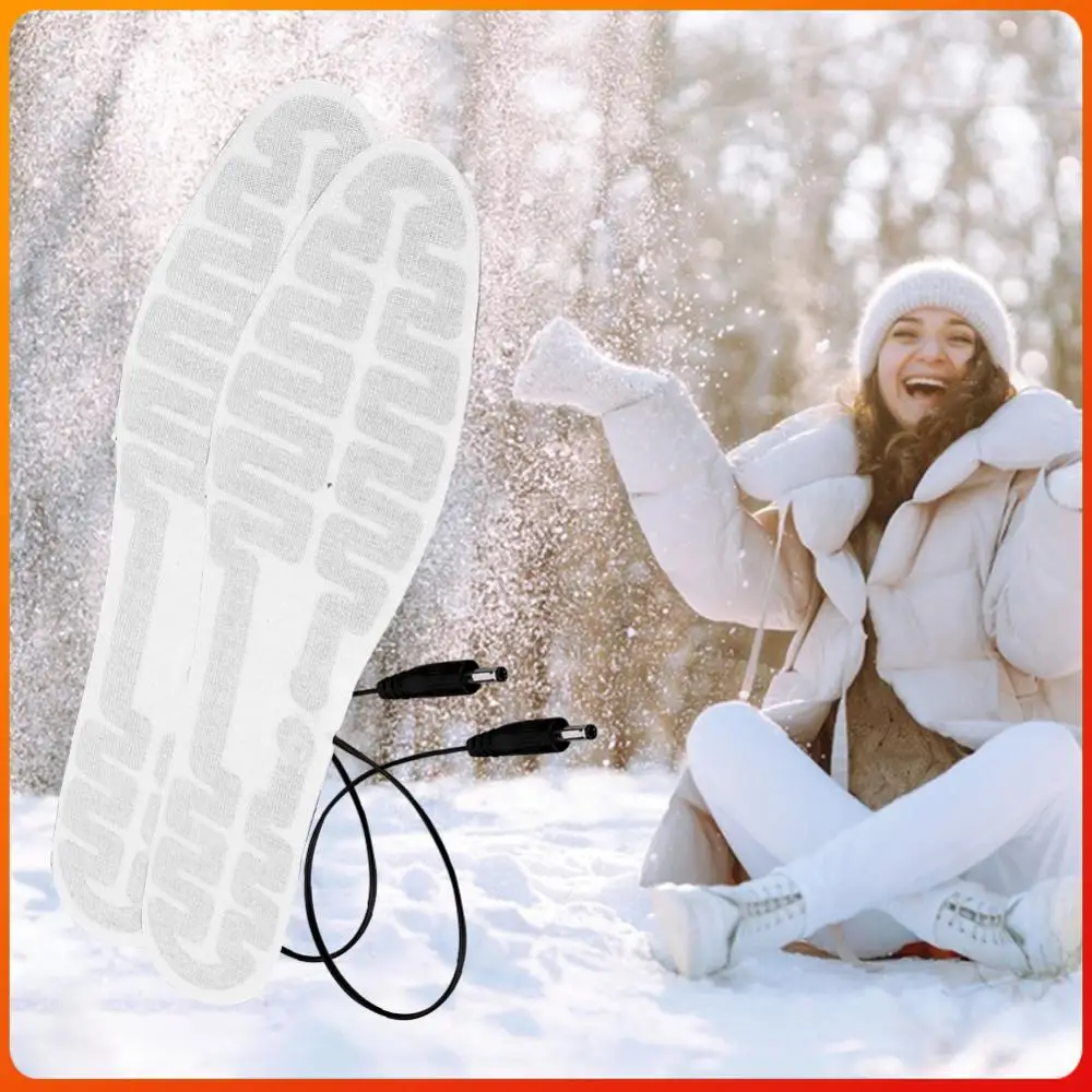 

USB Heated Shoe Insoles Foot Warmer Film Electric Foot Warming Pad Winter Warm Insoles for Men and Women
