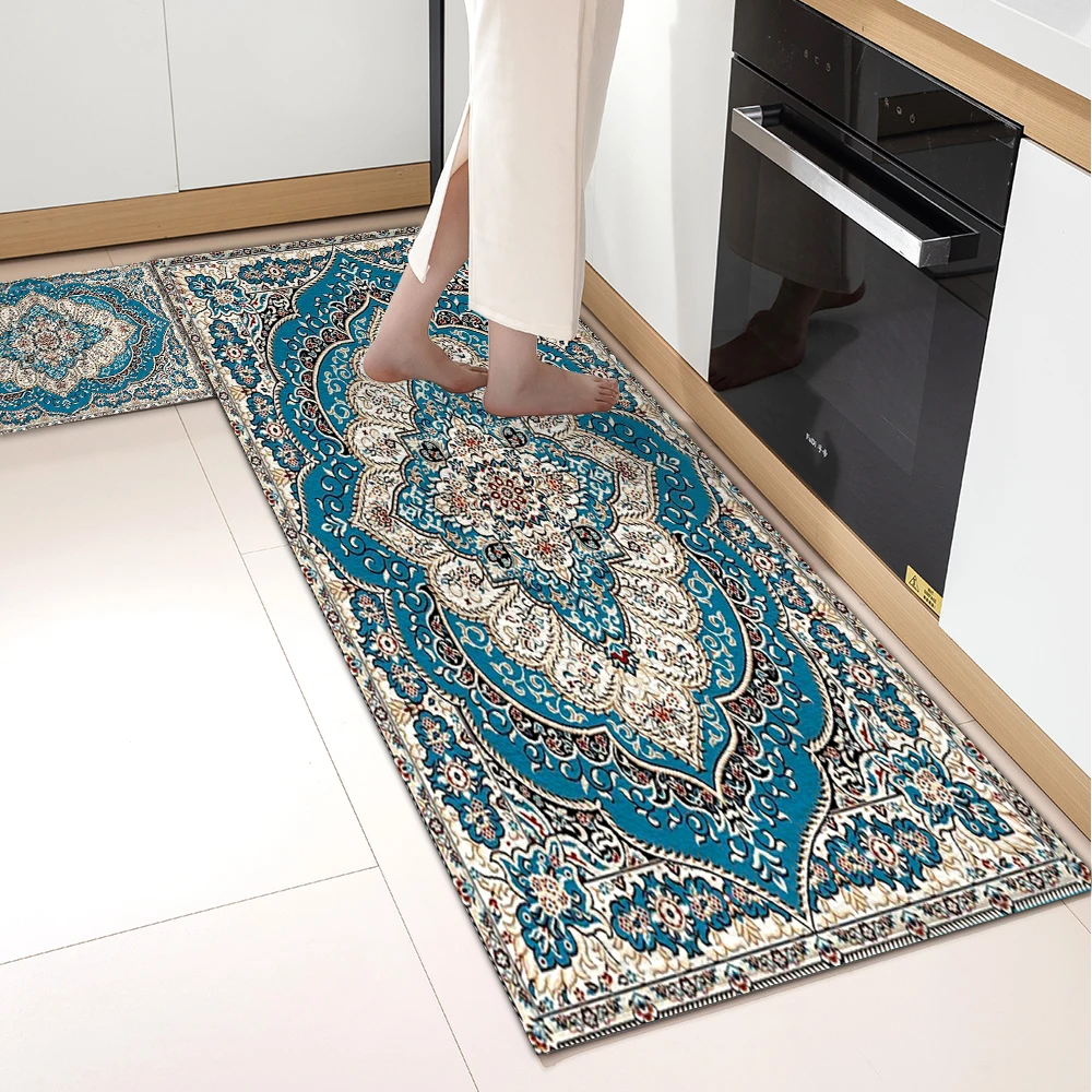 Kitchen Foot Mat Home Entrance Doormat Living Room Bedroom Balcony Floor Decoration Carpet House Bath Hallway Door Anti-Slip Rug