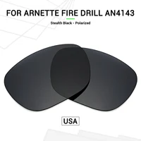 Lentes de repuesto polarizadas SNARK para gafas de sol Arnette Fire Drill AN4143 - Múltiples opciones